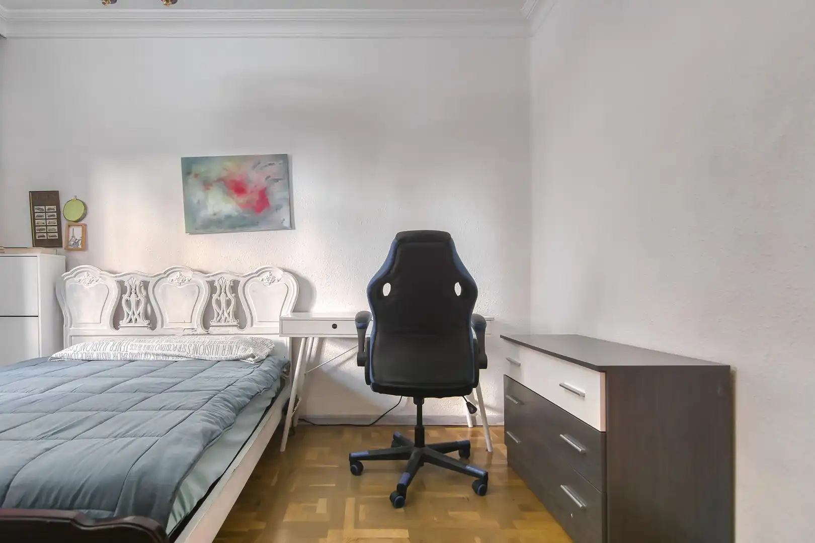 Bedroom of Flat for sale in  Pamplona / Iruña  with Heating, Storage room and Balcony