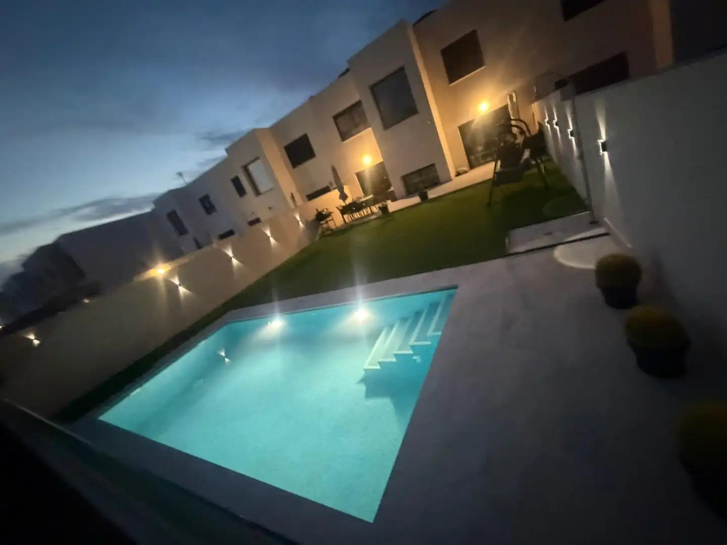 Piscina de Casa adosada en venta en El Ejido con Aire acondicionado, Jardín privado y Terraza