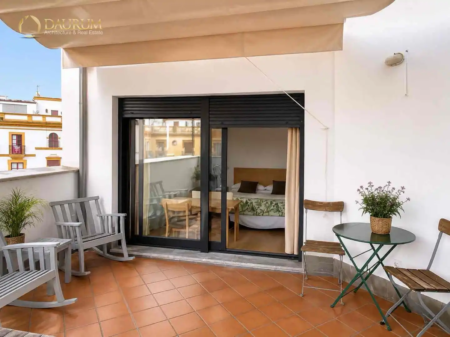 Terrasse von Dachboden zum Verkauf in Sevilla mit Klimaanlage und Terrasse