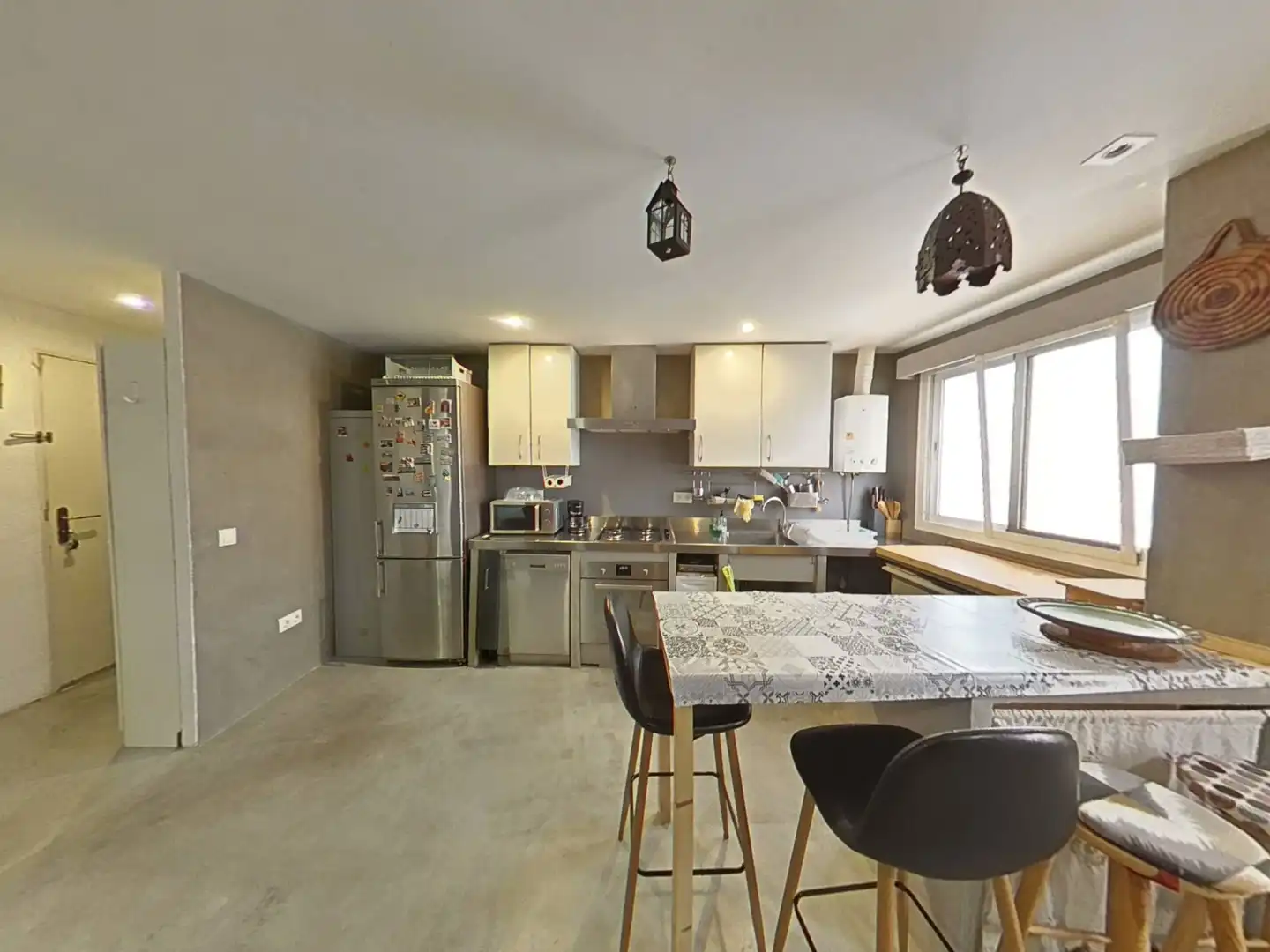 Küche von Wohnung zum Verkauf in Málaga mit Klimaanlage, Terrasse und Möbliert