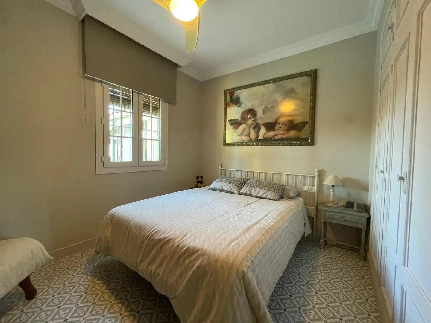 Schlafzimmer von Haus oder Chalet zum Verkauf in Aljaraque mit Klimaanlage, Heizung und Privatgarten