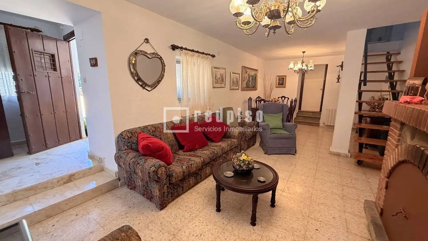 Wohnzimmer von Haus oder Chalet zum Verkauf in Casabermeja mit Privatgarten, Terrasse und Abstellraum