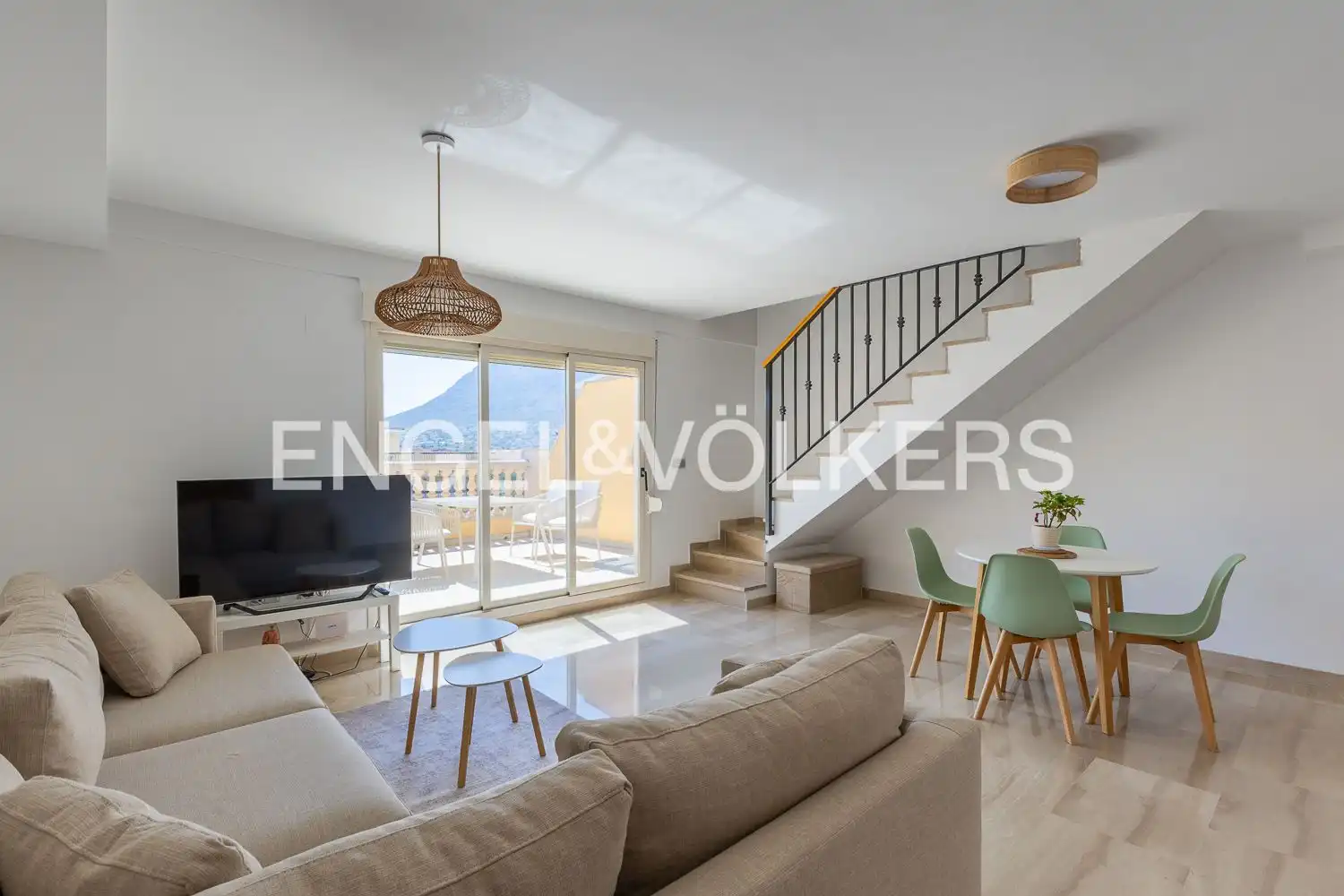 Exterior view of Duplexes for rent in Dénia  with Air Conditioner, Heating and Swimming Pool