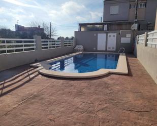 Swimming pool of Single-family semi-detached for sale in Almazora / Almassora  with Air Conditioner, Terrace and Balcony