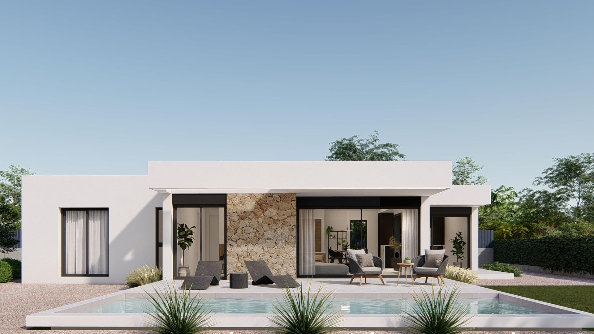 Vista exterior de Casa o xalet en venda en Molina de Segura amb Aire condicionat, Calefacció i Jardí privat