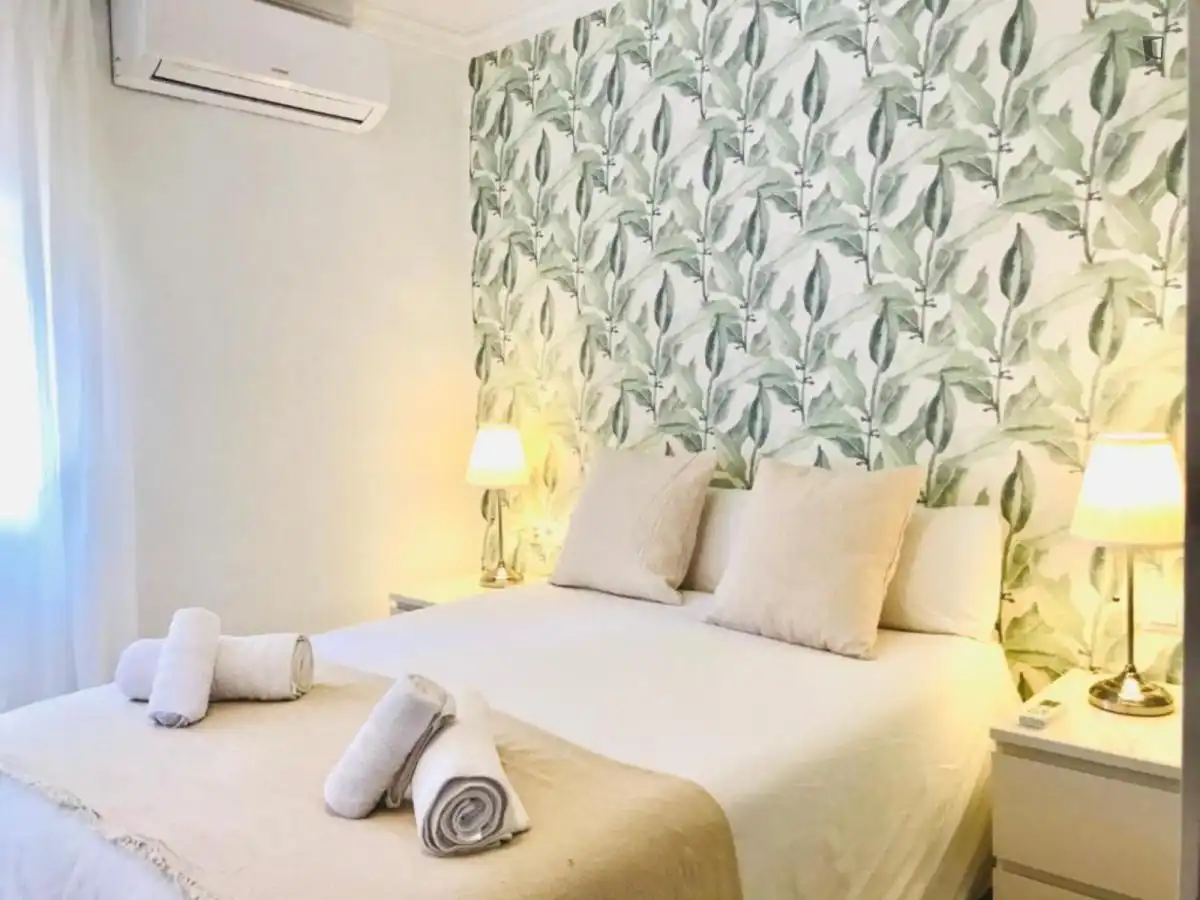 Bedroom of Apartments for rent in Málaga  with Air Conditioner, Furnished and Oven