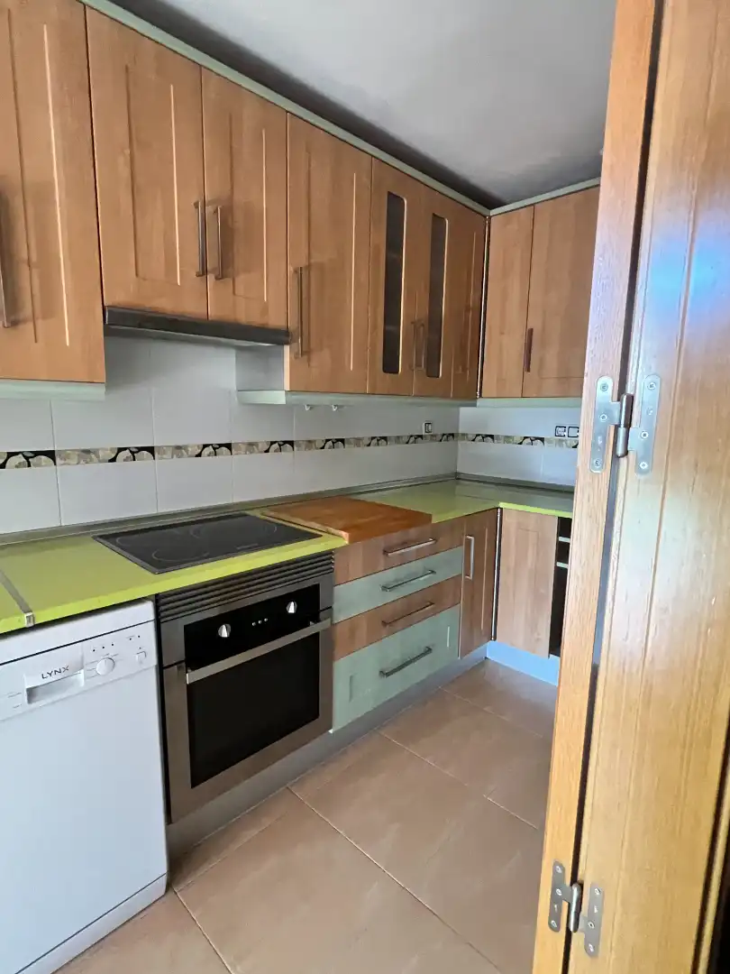 Cocina de Apartamento en venta en Alcázar de San Juan con Aire acondicionado, Calefacción y Terraza