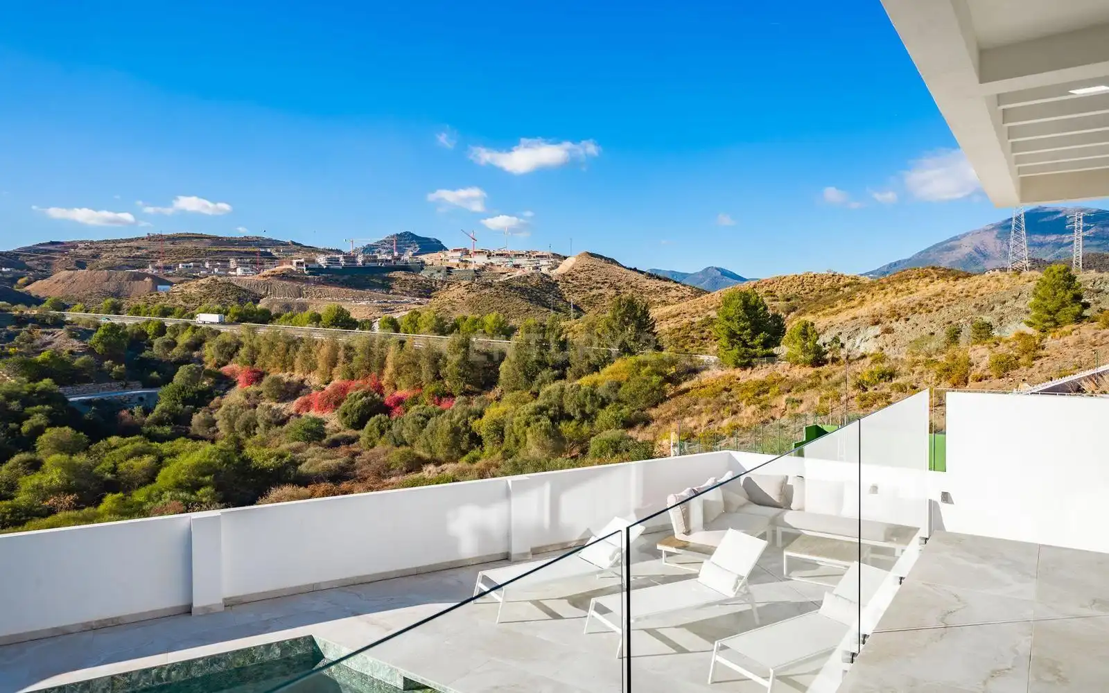 Terraza de Casa o chalet en venta en Benahavís con Aire acondicionado, Trastero y Piscina