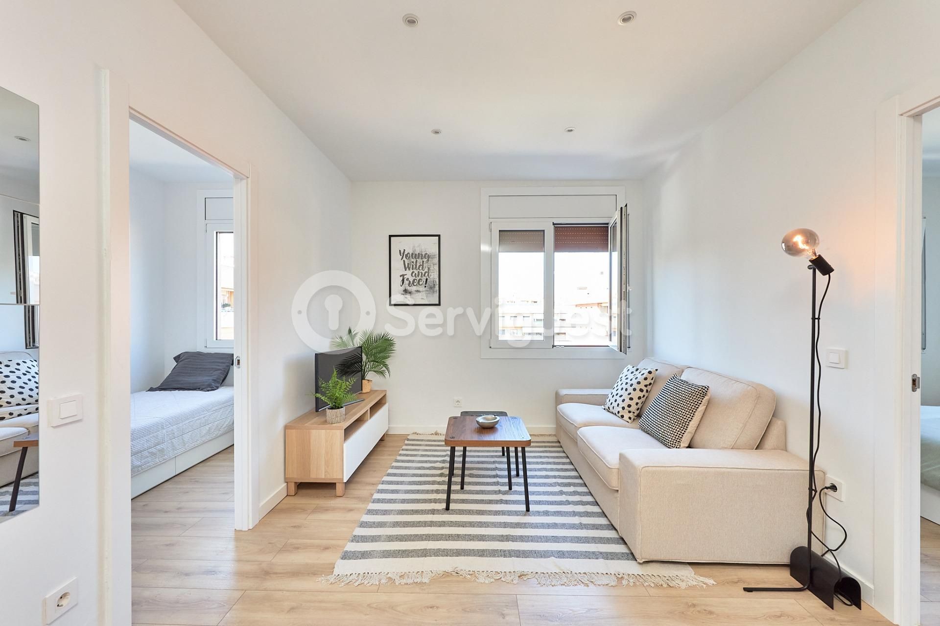 Sala d'estar de Pis de lloguer en  Barcelona Capital