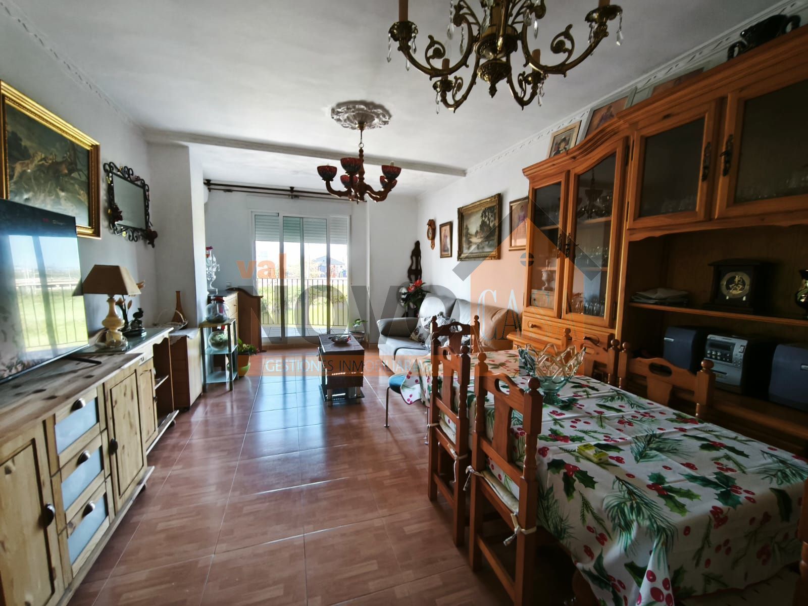 Sala d'estar de Pis en venda en Sollana amb Aire condicionat i Terrassa