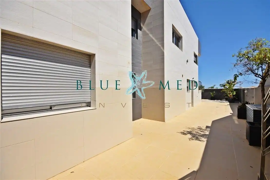 Vista exterior de Casa o chalet en venta en Mazarrón con Aire acondicionado, Calefacción y Jardín privado
