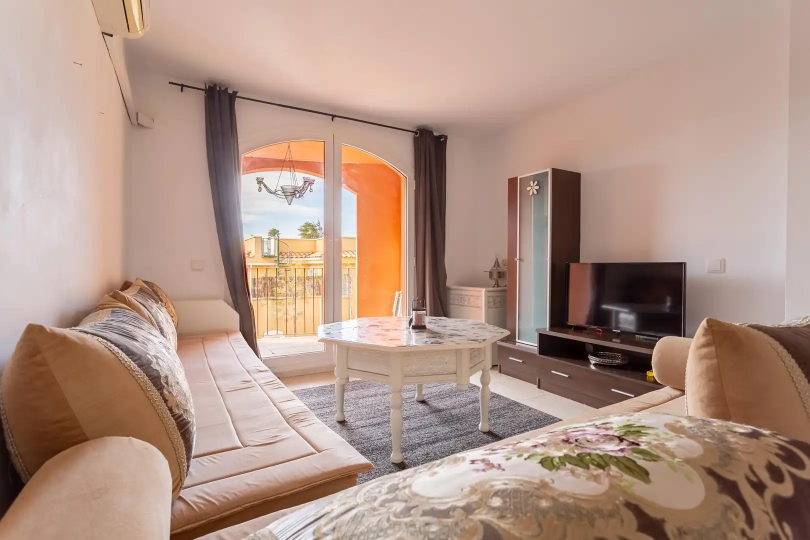 Bedroom of Flat for sale in Mont-roig del Camp  with Air Conditioner, Private garden and Terrace
