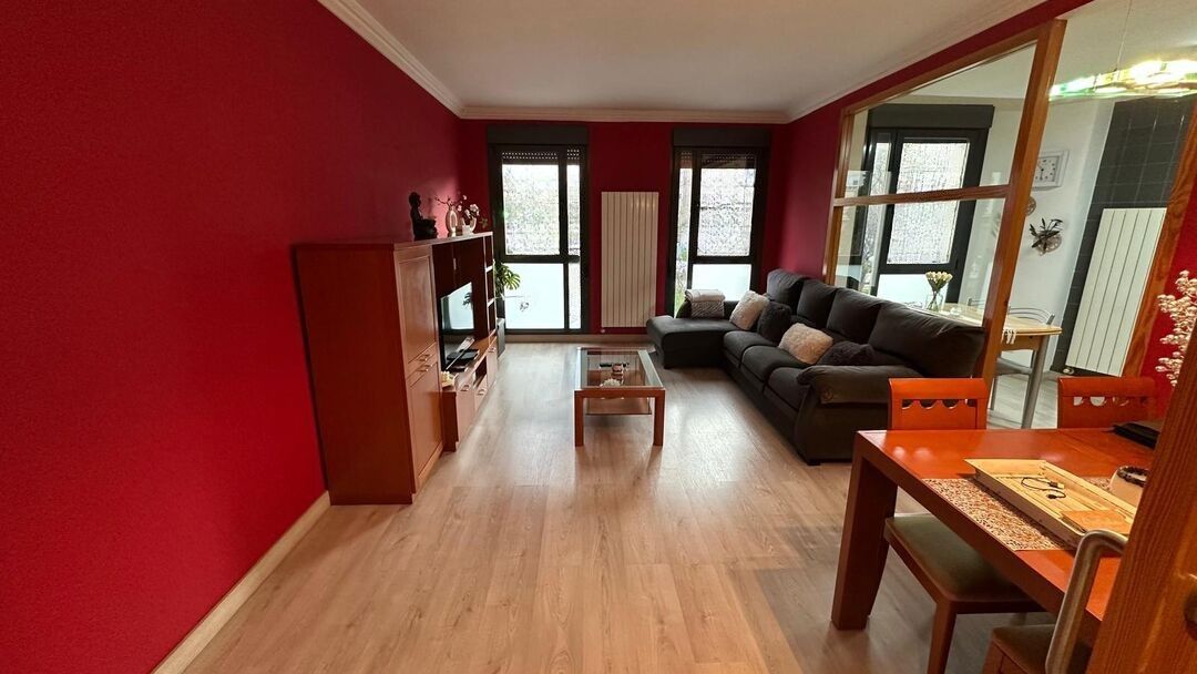 Sala de estar de Piso en venta en Vitoria - Gasteiz con Calefacción, Terraza y Trastero