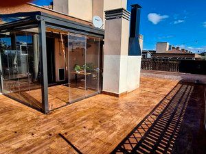 Terrace of Attic for sale in  Madrid Capital  with Terrace and Community pool