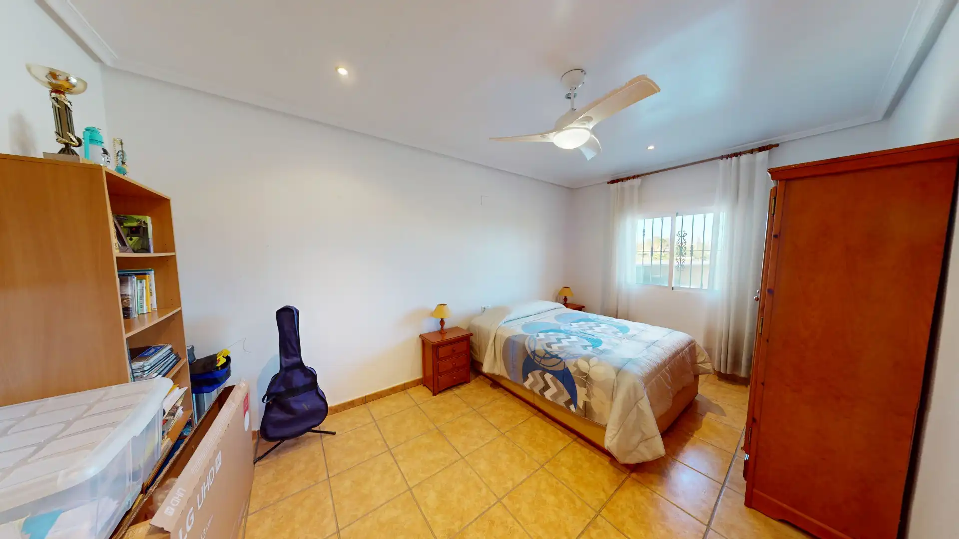 Dormitori de Casa o xalet en venda en Elche / Elx amb Aire condicionat, Jardí privat i Terrassa