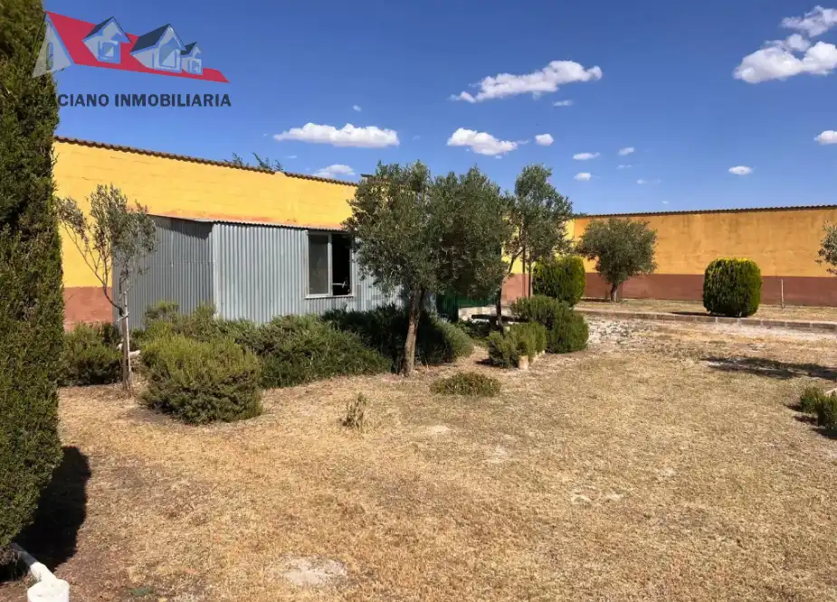 Exterior view of Houses for sale in Albacete  with Private garden and Swimming Pool