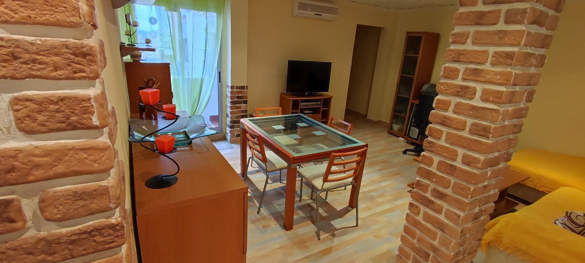 Living room of Flat for sale in Villanueva de Castellón  with Air Conditioner and Parquet flooring