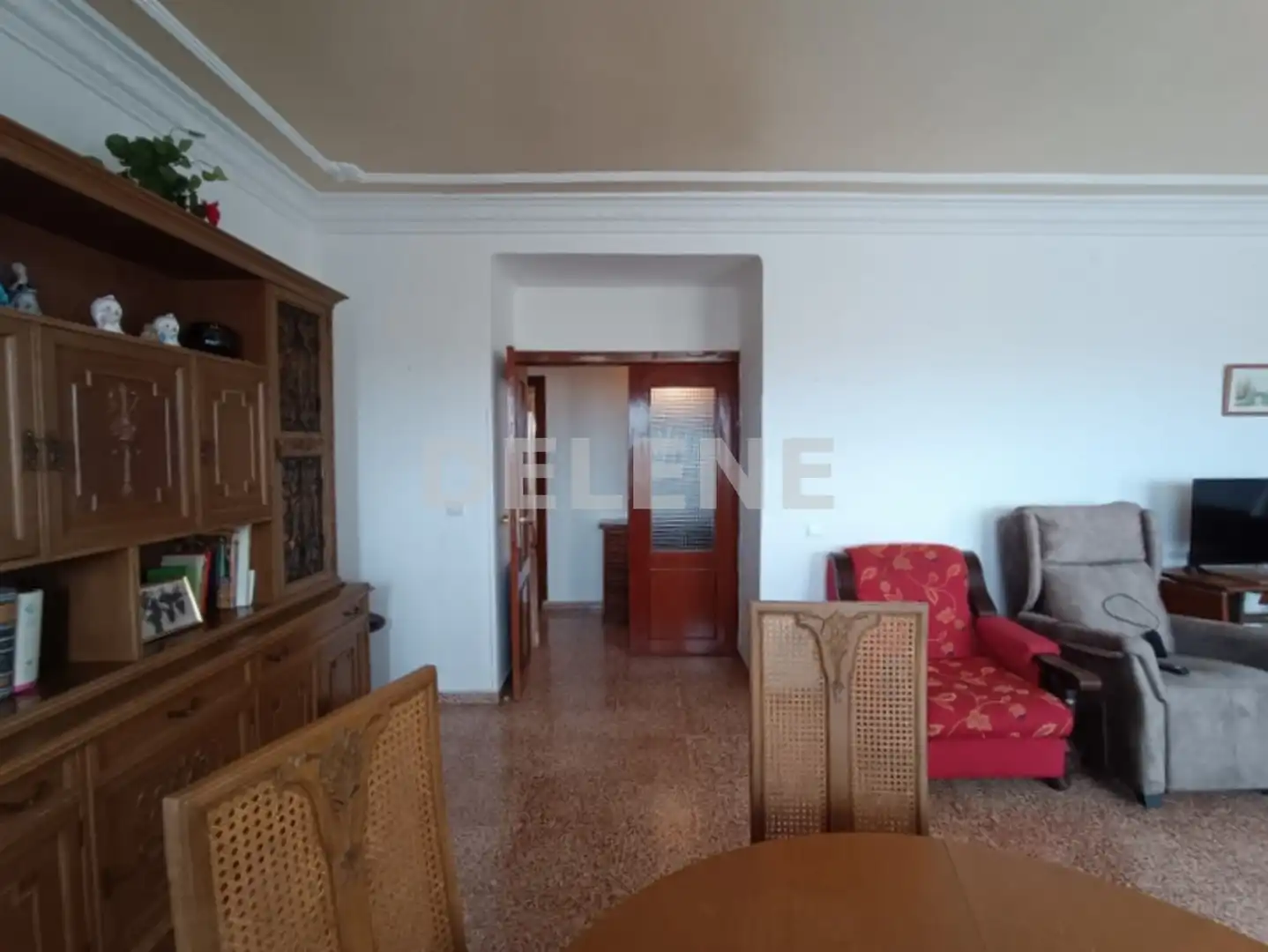 Living room of Flat for sale in Hellín  with Air Conditioner, Terrace and Furnished