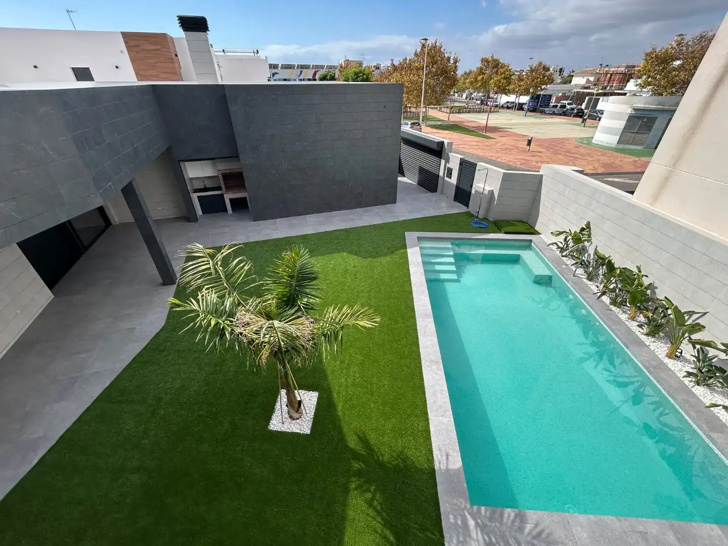 Piscina de Casa o chalet en venta en San Pedro del Pinatar con Aire acondicionado, Calefacción y Trastero