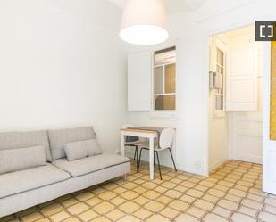 Sala d'estar de Pis de lloguer en  Barcelona Capital amb Aire condicionat, Calefacció i Moblat