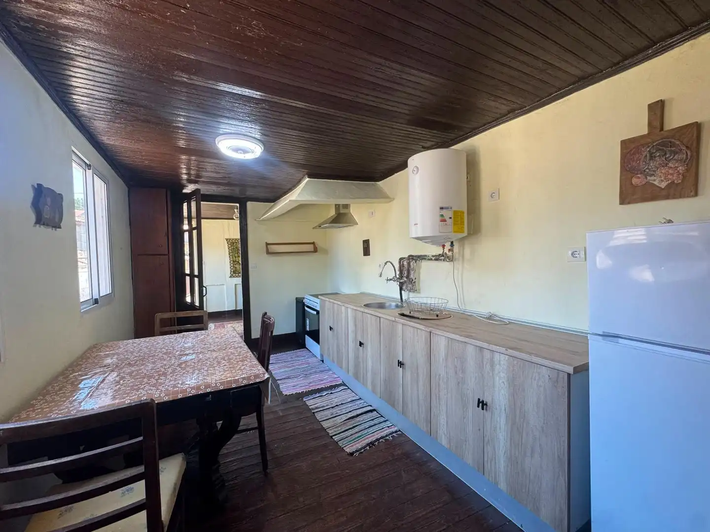 Cocina de Casa o chalet de alquiler en A Merca   con Calefacción, Terraza y Amueblado