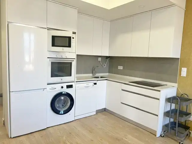 Kitchen of Flat for rent in Santander  with Heating, Furnished and Oven