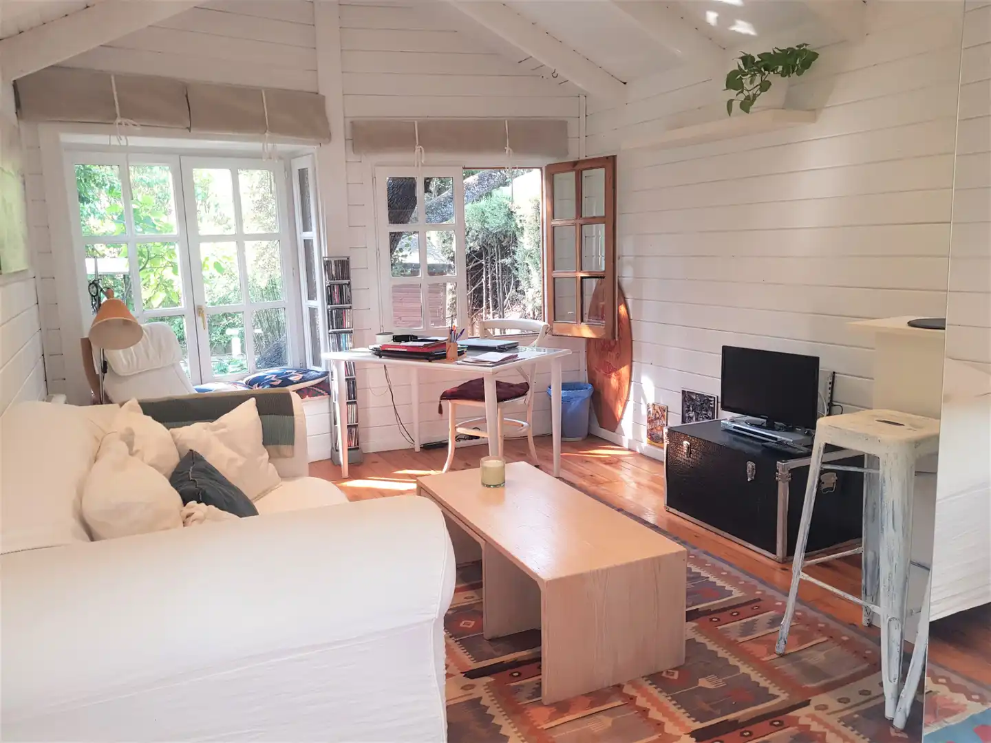 Sala d'estar de Casa o xalet de lloguer en Valdemorillo amb Jardí privat, Moblat i Internet