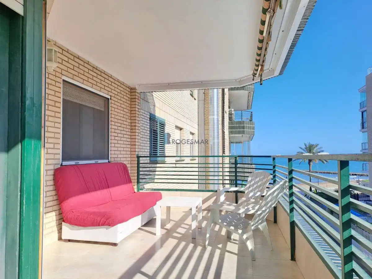 Terrasse von Wohnungen zum Verkauf in Benicasim / Benicàssim mit Klimaanlage, Terrasse und Gemeinschaftspool