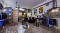 Living room of Planta baja for sale in Badalona  with Air Conditioner