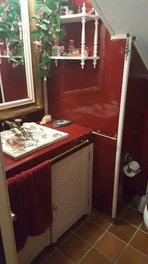 Baño de Casa o chalet en venta en Pontevedra Capital  con Calefacción, Jardín privado y Terraza