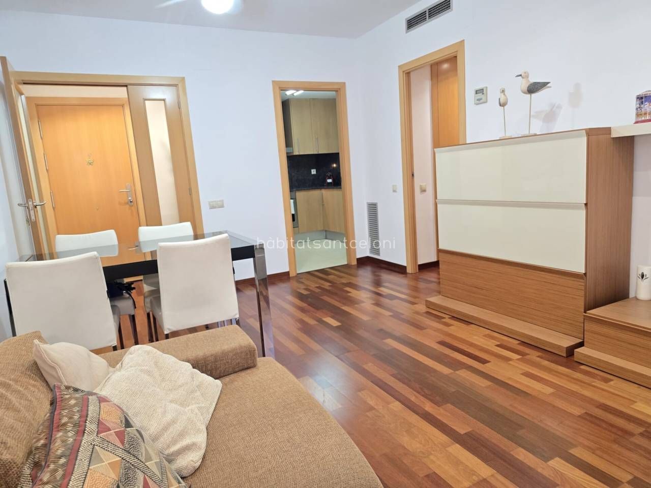 Sala d'estar de Pis en venda en Granollers amb Calefacció i Parquet