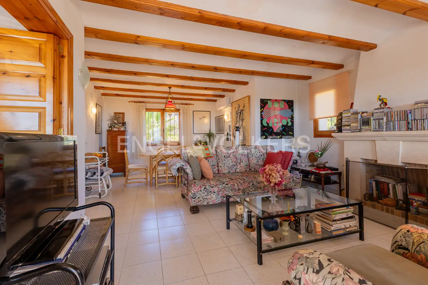 Living room of Houses for sale in Dénia  with Air Conditioner, Heating and Private garden