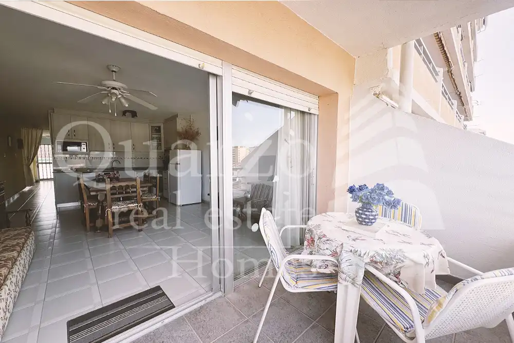 Terraza de Apartamento en venta en Peñíscola / Peníscola con Aire acondicionado, Calefacción y Amueblado