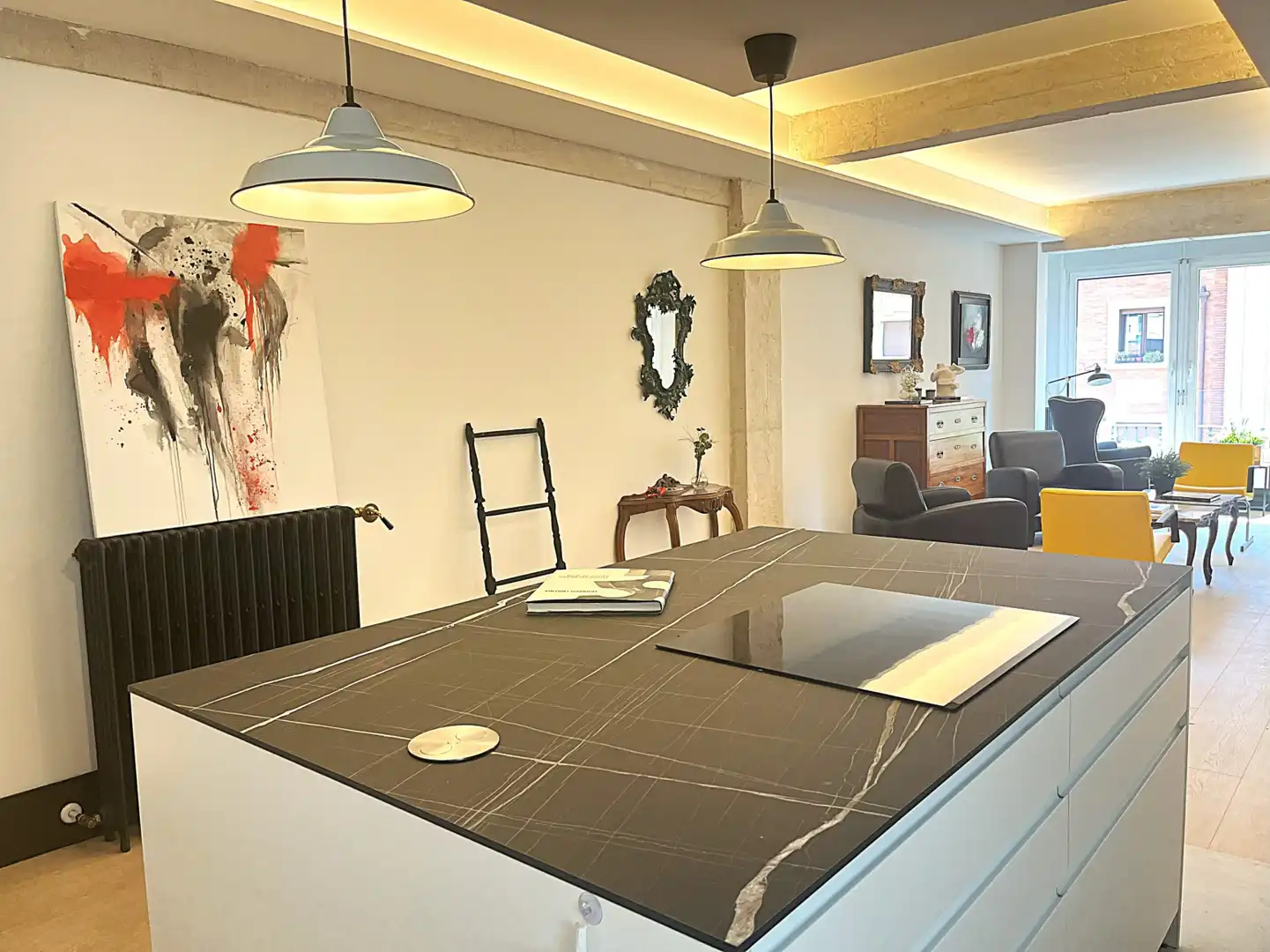 Cocina de Piso en venta en  Pamplona / Iruña con Aire acondicionado, Calefacción y Jardín privado