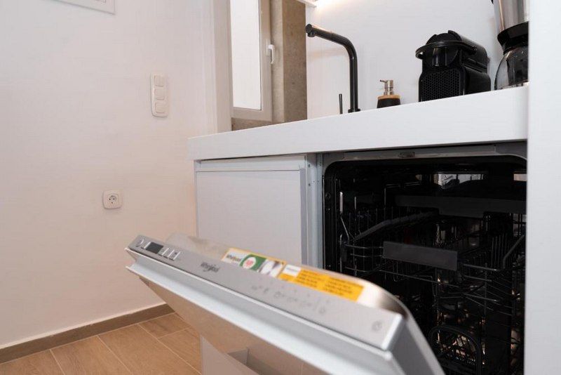 Cuina de Pis de lloguer en Sant Boi de Llobregat amb Aire condicionat, Moblat i TV