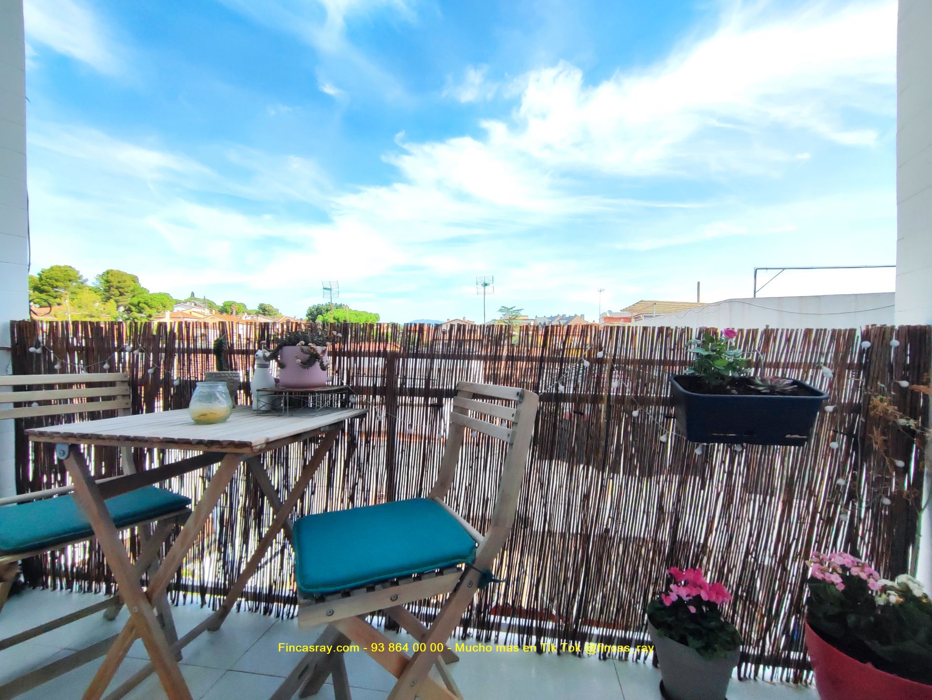 Terrace of Flat for sale in Montmeló  with Air Conditioner, Heating and Parquet flooring