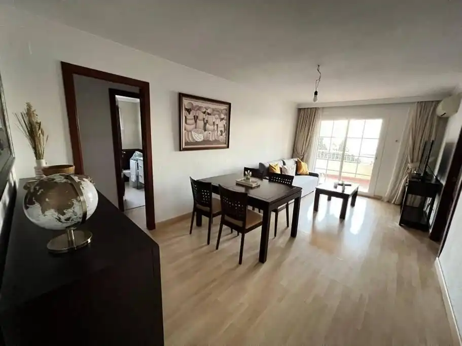 Dining room of Flat for rent in Torremolinos  with Air Conditioner, Terrace and Furnished