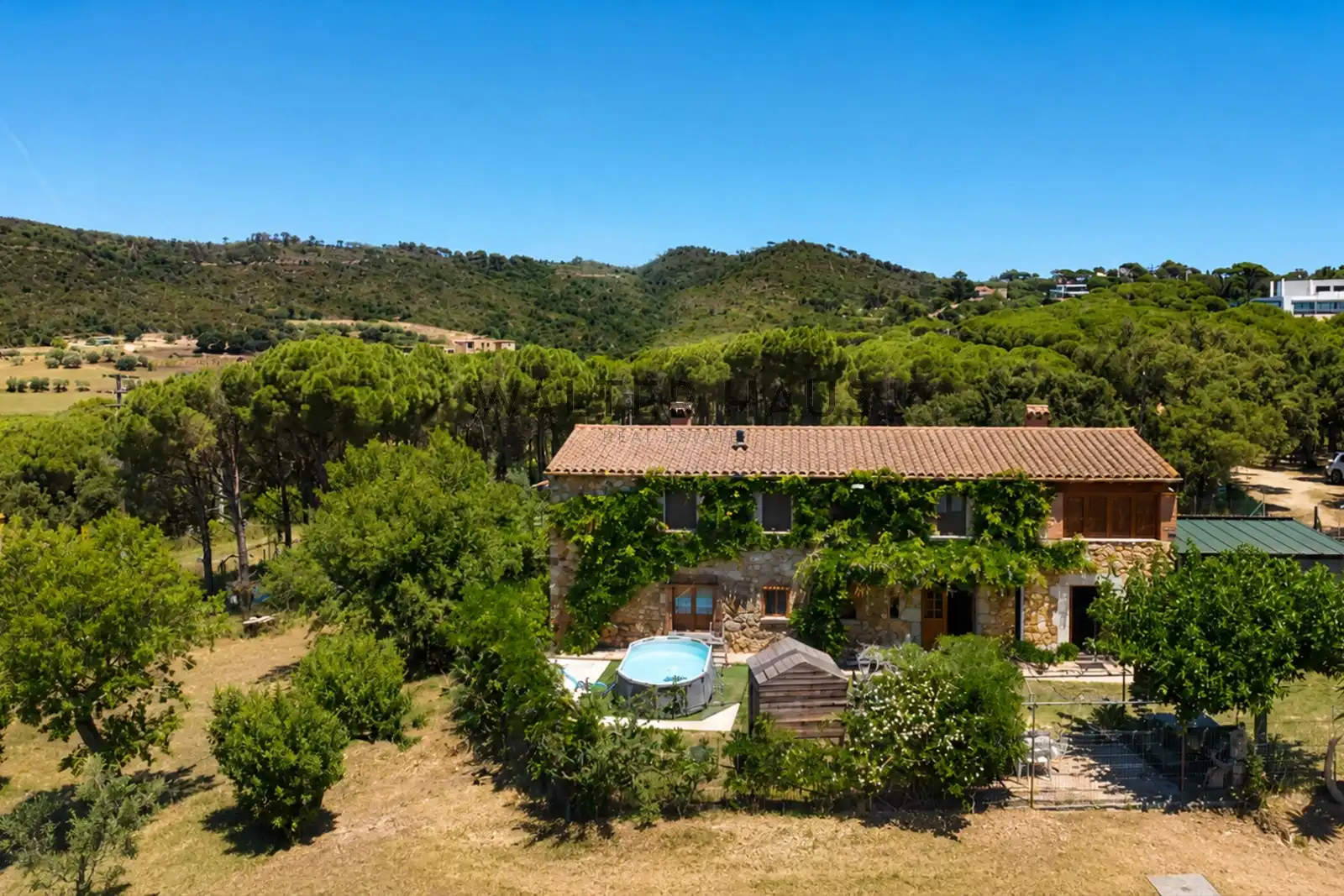 Jardí de Finca rústica en venda en Calonge i Sant Antoni amb Aire condicionat, Jardí privat i Terrassa