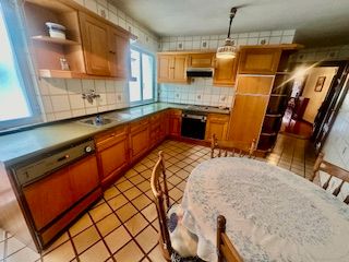 Cuina de Pis de lloguer en León Capital  amb Calefacció, Parquet i Terrassa
