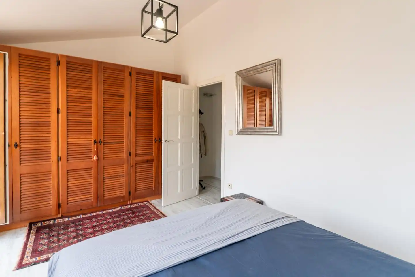 Bedroom of Detached homes for sale in Santa Pola  with Air Conditioner, Private garden and Parquet flooring