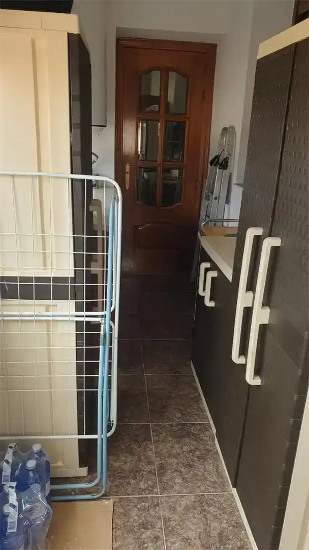 Kitchen of Flat for sale in Santa María de Huerta  with Air Conditioner, Furnished and Oven