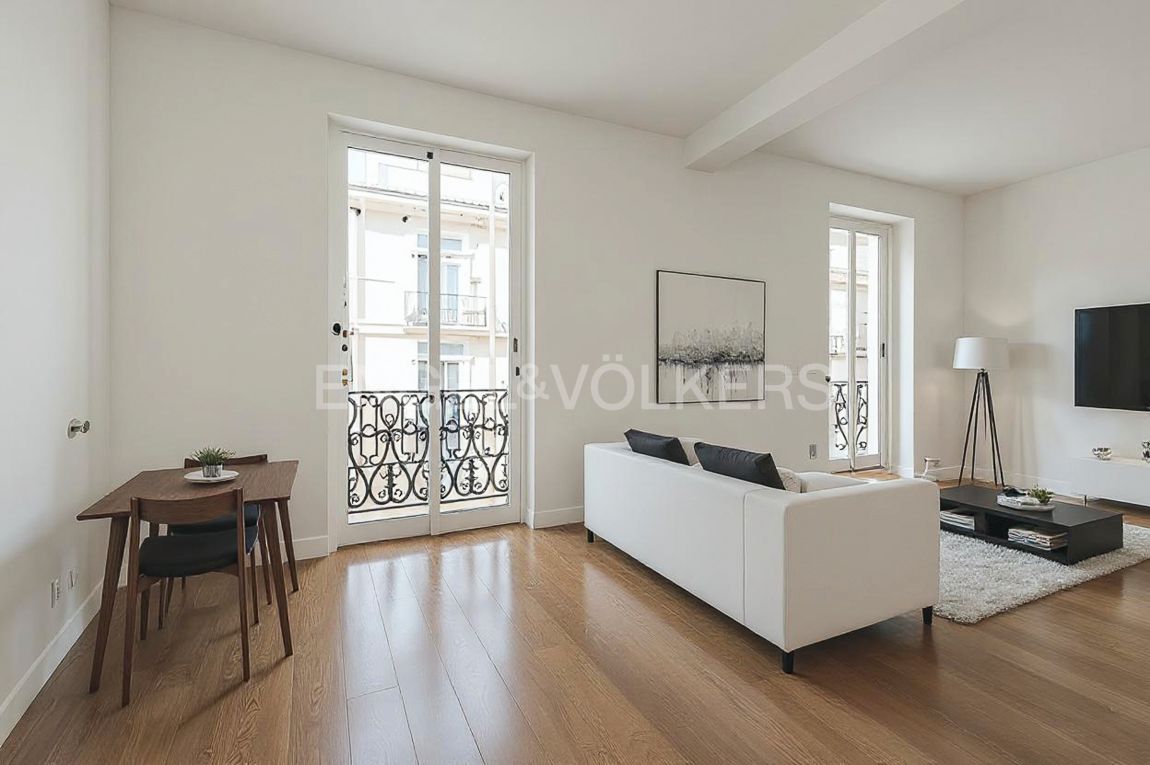 Sala d'estar de Apartament en venda en  Valencia Capital amb Aire condicionat, Calefacció i Parquet