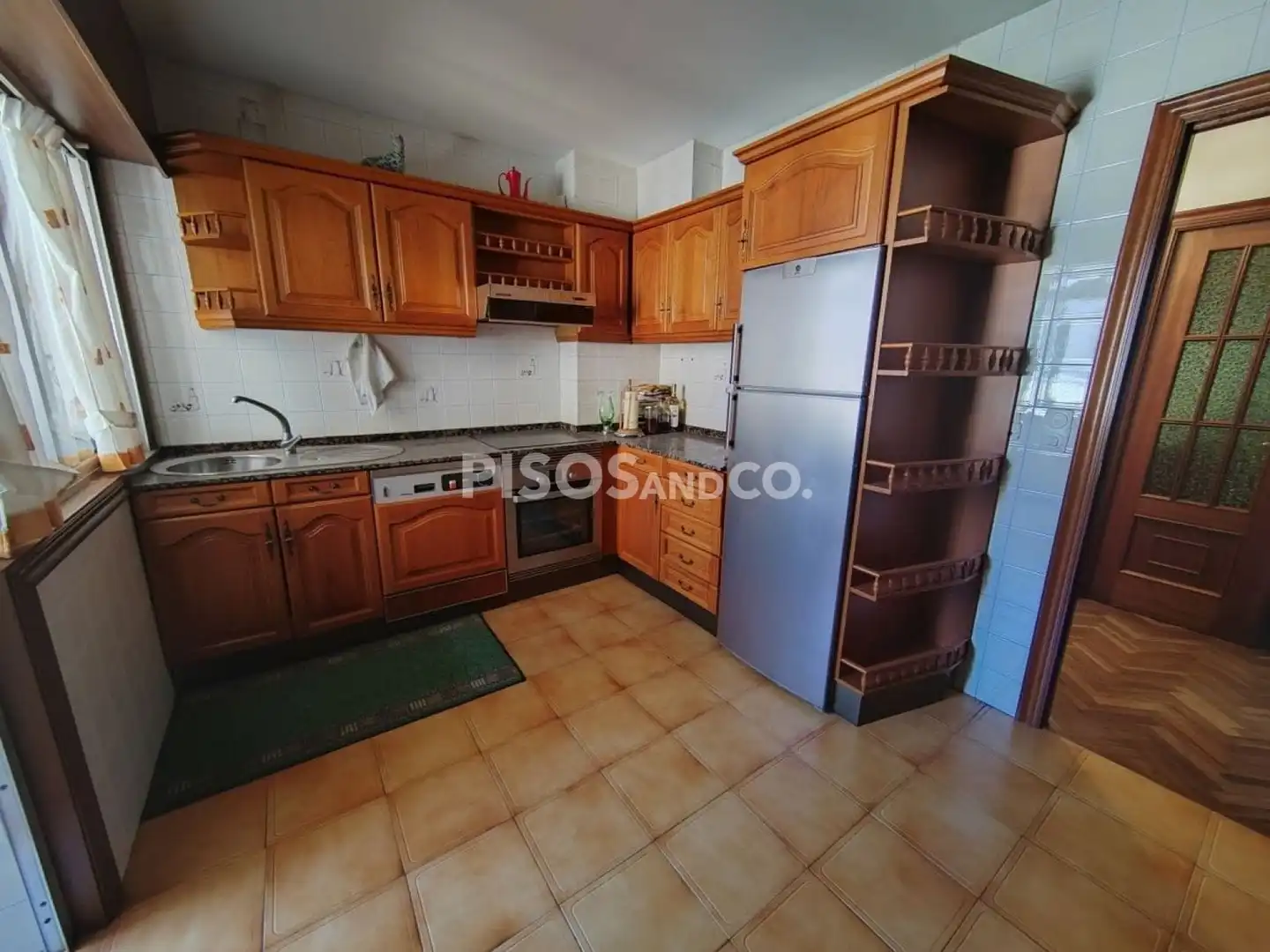 Cocina de Piso en venta en A Coruña Capital  con Calefacción, Trastero y Amueblado