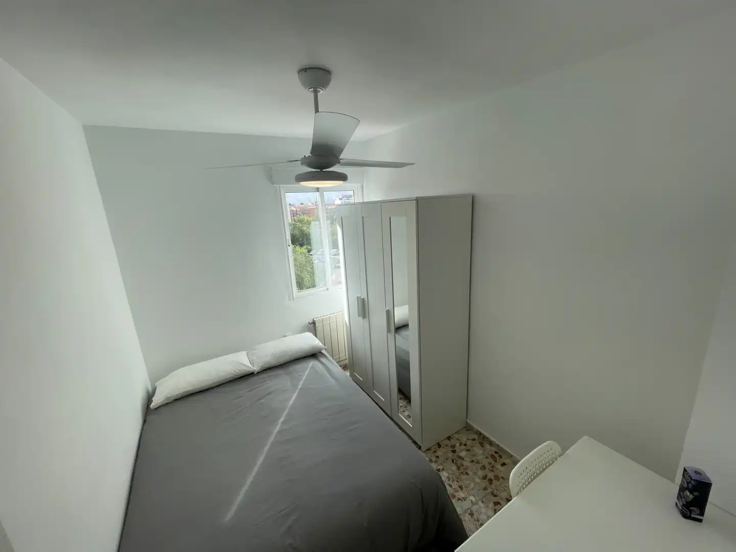 Schlafzimmer von Wohnung zur Miete in  Madrid Capital mit Heizung, Möbliert und Ofen