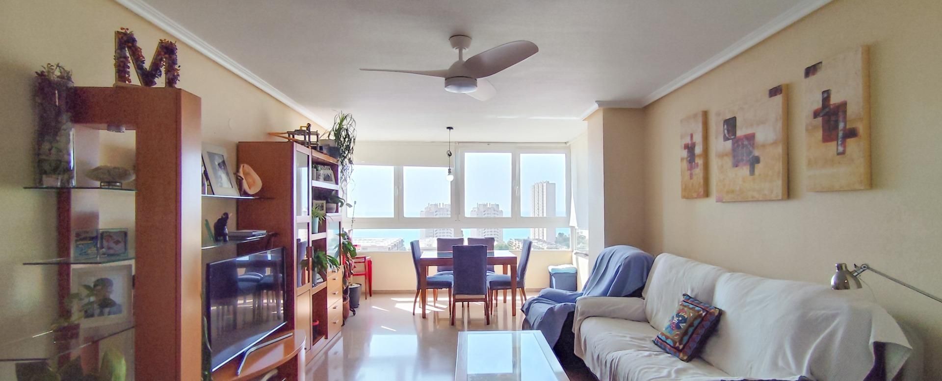 Living room of Flat for sale in El Campello  with Heating, Private garden and Terrace