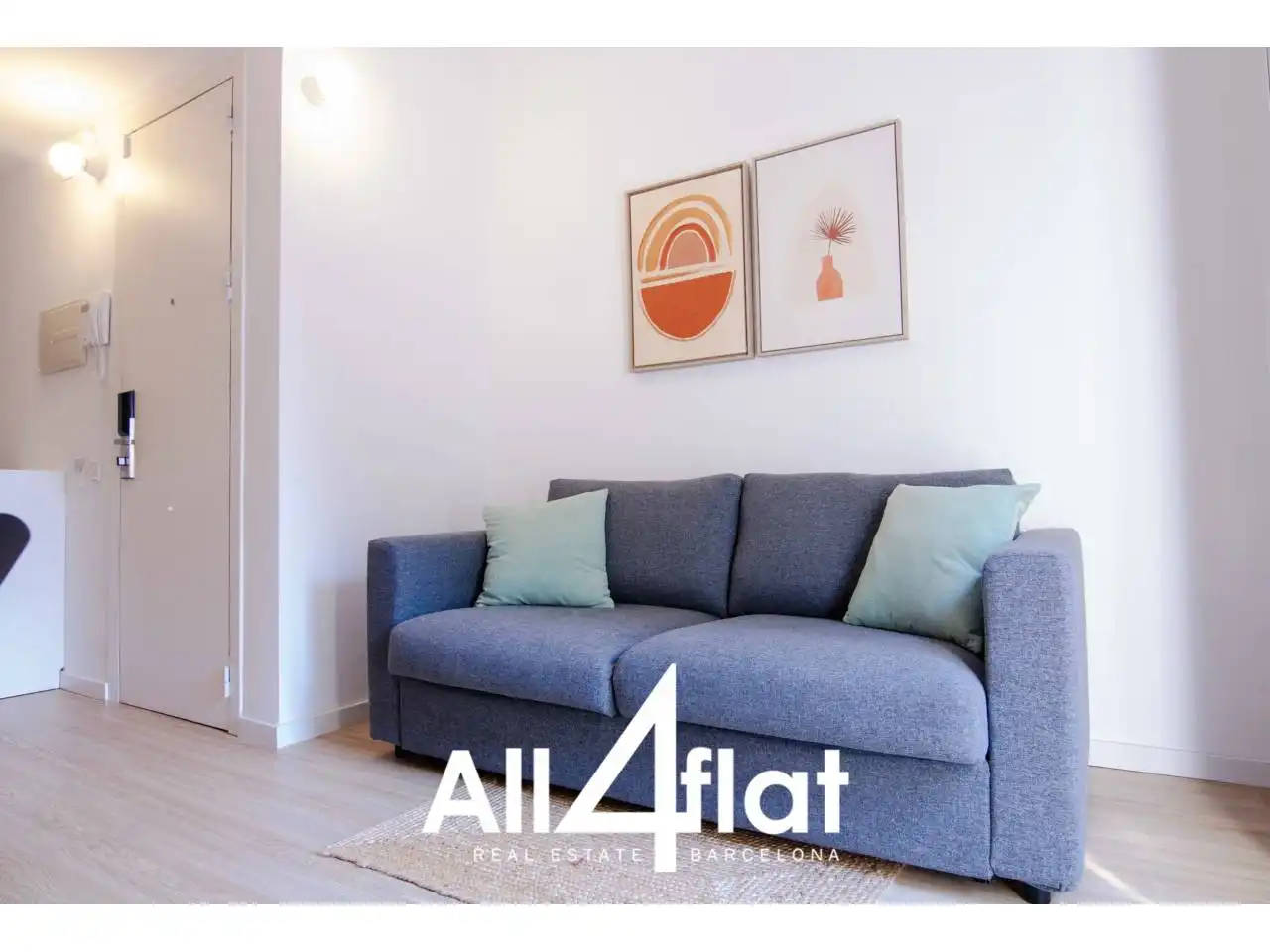 Habitación de Piso de alquiler en Barcelona con Aire acondicionado, Parquet y Amueblado
