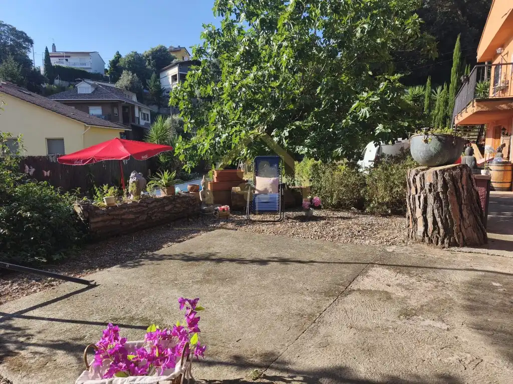 Garden of Houses for sale in Sant Pere de Vilamajor  with Swimming Pool
