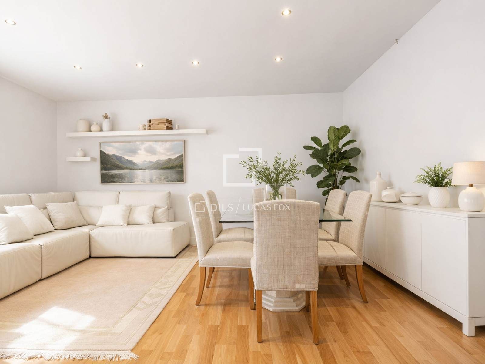 Sala d'estar de Pis en venda en Sant Joan Despí amb Aire condicionat i Terrassa