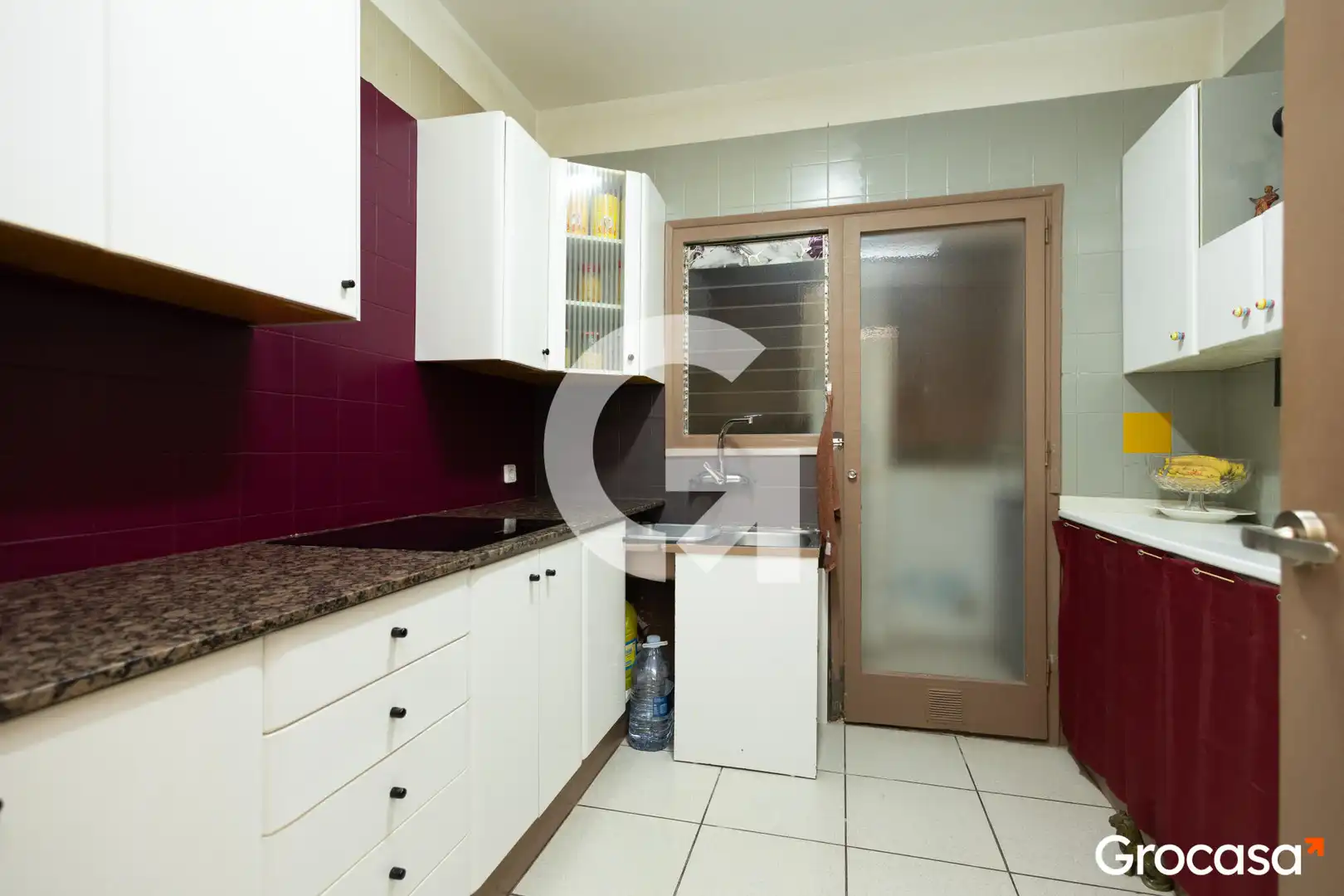 Kitchen of Flat for sale in Castelldefels  with Oven and Balcony