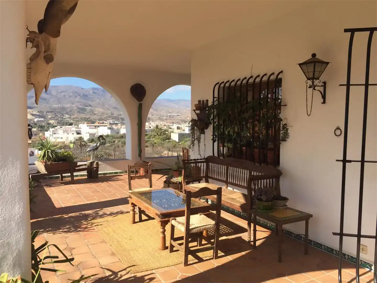 Terrassa de Finca rústica en venda en Pechina amb Aire condicionat i Piscina